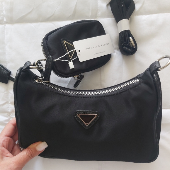 Brand new never worn on box Women's black clutch - Picture 2 of 5